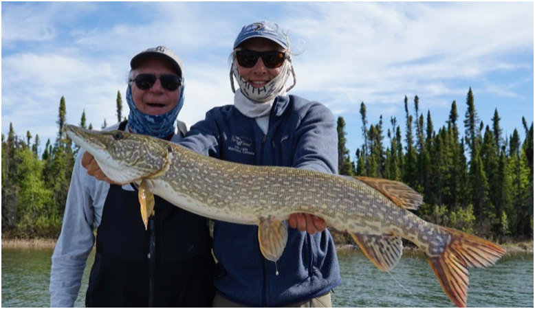 Mike Fowler and his fish